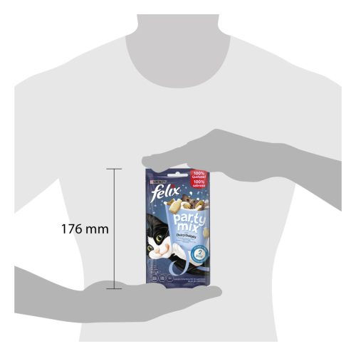 Felix Party Mix Dairy Delight Recompense pentru pisici, cu lapte, iaurt și brânză 60 g