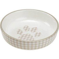 AniOne Bol ceramic pătrat cu model lăbuță 200 ml