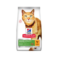   Hill's Vitality Hrană uscată pentru pisici senioare, cu pui 1,5 kg