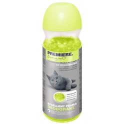   Premiere Excellent Granule odorizante pentru litiera pisicii, cu lemongrass 250 g 