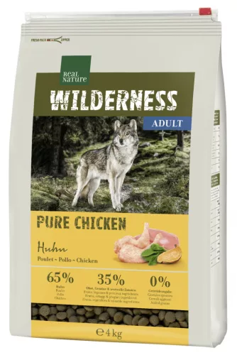 Real Nature Wilderness Hrană uscată pentru câini adulți, cu pui 4 kg