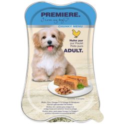   Premiere Chunky Menu Hrană umedă pentru câini adulți, cu pui 175 g
