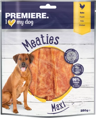 Premiere Maxi Meaties Recompense pentru câini cu pui 250 g