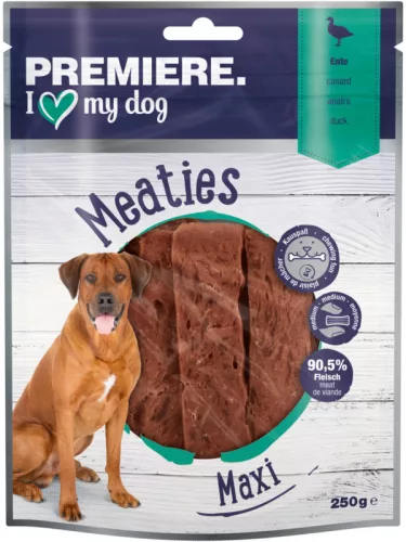 Premiere Maxi Meaties Recompense pentru câini cu rață 250 g