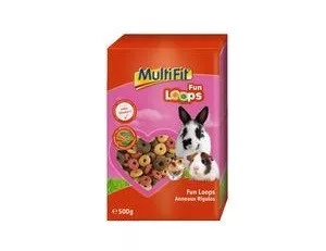 MultiFit Hrană pentru mamifere mici, Party Loops 500 g