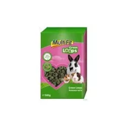 MultiFit Hrană pentru mamifere mici, Green Loops 500 g