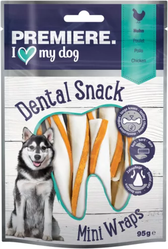 Premiere Dental Wrapped Recompense pentru câini, cu pui 8 bucăți, S