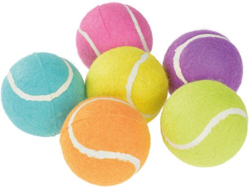 AniOne Jucărie pentru câine, set mingi de tenis, 6 buc