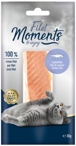 MultiFit Moments Recompensă pentru pisici, cu file de somon 30 g