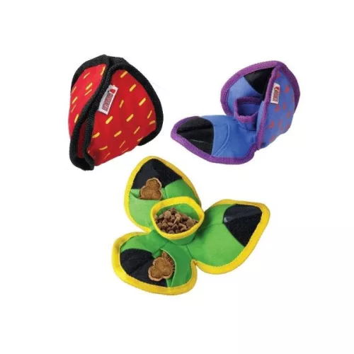 KONG Balistic Hide ’N Treat Jucărie de snack-uri pentru câini M