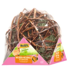MultiFit Hrană pentru mamifere mici, bilă cu fân 80g