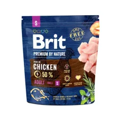   Brit Premium by Nature Hrană pentru câini adulți de talie mică, cu pui 1 kg