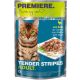 Premiere Tender Stripes Hrană pentru pisici adulte cu rață 85 g