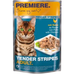   Premiere Tender Stripes Hrană pentru pisici adulte cu pui 85 g
