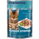Premiere Tender Stripes Hrană pentru pisici adulte cu ton 85 g