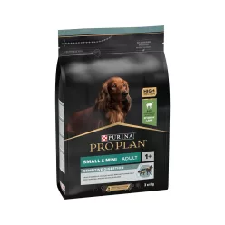   Pro Plan Sensitive Digestion Hrană uscată pentru câini adulti de talie mică și foarte mică, cu miel 3 kg