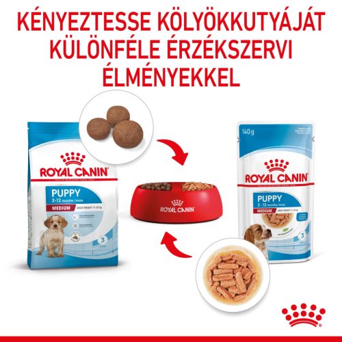 Royal Canin Hrană umedă pentru câini juniori de talie medie 140 g
