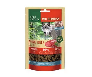 Real Nature Wilderness Meat Recompense pentru câini, cu vită 150 g