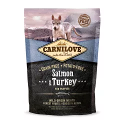   Carnilove Hrană pentru câini juniori, cu somon si curcan 1,5 kg
