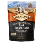 Carnilove True Fresh Adult Hrană uscată pentru câini cu struț 1,5 kg