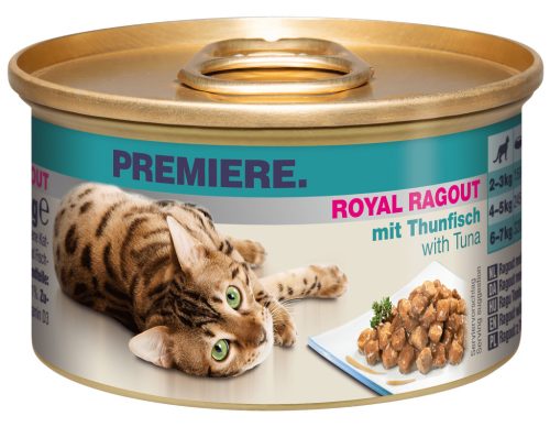 Premiere Royal Ragout Hrană pentru pisici adulte cu ton 85 g