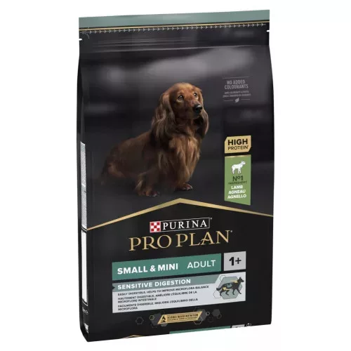 Pro Plan Sensitive Digestion Hrană uscată pentru câini adulti de talie mică și foarte mică, cu miel 7kg