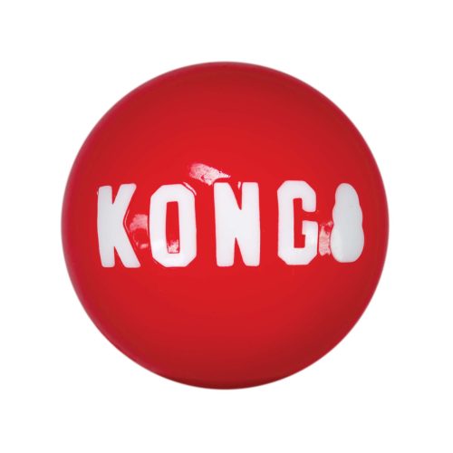 KONG Signature Ball  Jucărie pentru câini (2‑pack) M