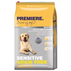   Premiere Sensitive Grain Free Hrană pentru câini adulți cu pui și cartofi 12 kg
