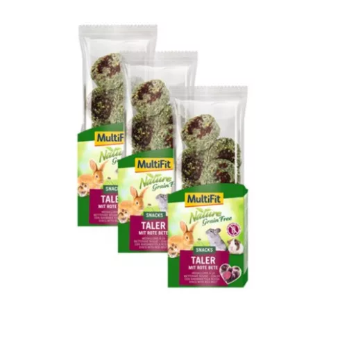 MultiFit Grain Free Recompensă pentru rozătoare și iepuri pitici, cu sfeclă roșie 6 buc.
