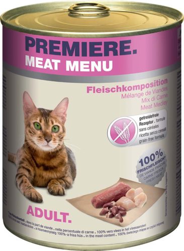 Premiere Meat Menu Hrană pentru pisici adulte cu carne 800 g