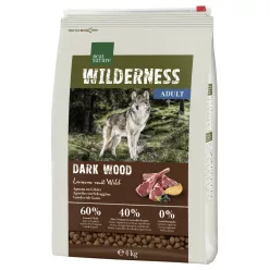   Real Nature Wilderness Hrană uscată pentru câini adulți, cu vânat și miel 4 kg