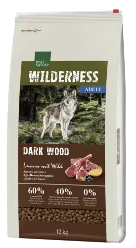 Real Nature Wilderness Hrană uscată pentru câini adulți, cu vânat și miel 12 kg
