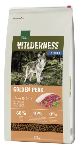 Real Nature Wilderness Hrană uscată pentru câini adulți, cu gâscă și rață 12 kg