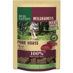   Real Nature Wilderness Recompensă pentru câini, cu carne de cal 150g