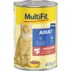 MultiFit Paté pentru pisici adulte, cu vită și ficat 400g