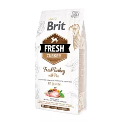   Brit Fresh Fit & Slim Hrană uscată pentru câini adulți și seniori, cu curcan și mazăre 2,5 kg