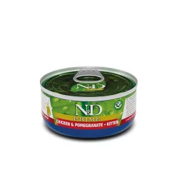 N&D Prime Hrană umedă pentru pisoi cu pui și rodie 70 g
