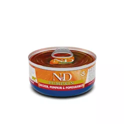 N&D Pumpkin Hrană umedă pentru pisici adulte cu pui 70 g