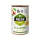 Brit Fresh Hrană pentru câini adulți cu rață și mei 400 g