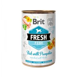   Brit Fresh Hrană pentru câini adulți cu pește și dovleac 400 g