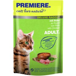   Premiere Love Nature Deluxe Ragout pliculețe cu pui pentru pisici adulte 100 g