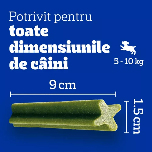 Pedigree DentaStix batoane dentare pentru câini de talie mică, cu eucalipt 110 g