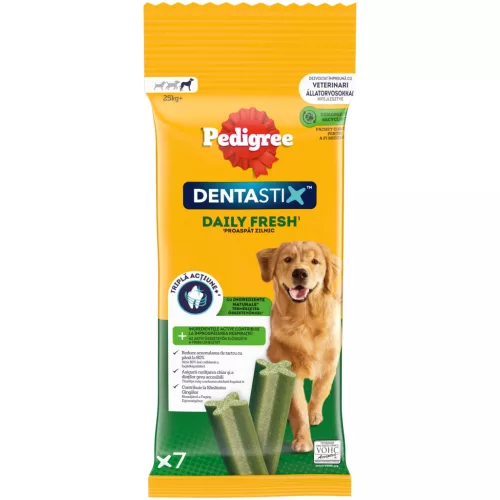 Pedigree DentaStix batoane dentare pentru câini de talie mare, cu eucalipt 270 g