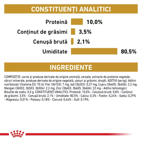 Royal Canin Veterinary Hrană umedă pentru pisici, susținerea tractului urinar 85 g