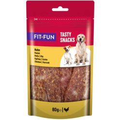 Fit+Fun Tasty Snack Recompensă pentru câini cu pui 80g