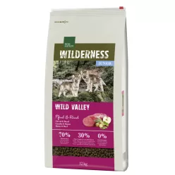   Real Nature Wilderness Hrană uscată pentru câini juniori, cu carne de cal și vită 12 kg
