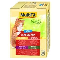   MultiFit Special Jelly Classic Mix Hrană pentru pisici adulte, mix 12x100g