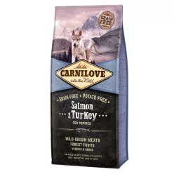   Carnilove Puppy Hrană uscată pentru câini cu somon și curcan 12 kg