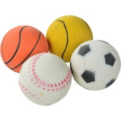 Fit+Fun Jucărie pentru pisici, mingi de spumă 4 buc.