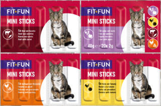 Fit+Fun Mix Recompensă pentru pisici 20x2 g